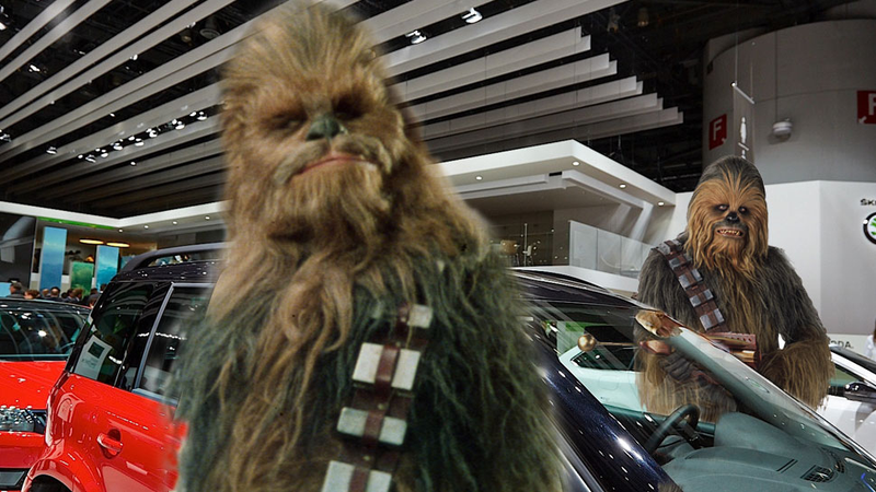 Illustration for article titled Is It Time For Booth Babes To Be Replaced With Wookiees?